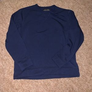 Jachs NY mens large crew neck navy blue